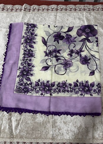 El örgüsü kadın eşarp - Görsel 2