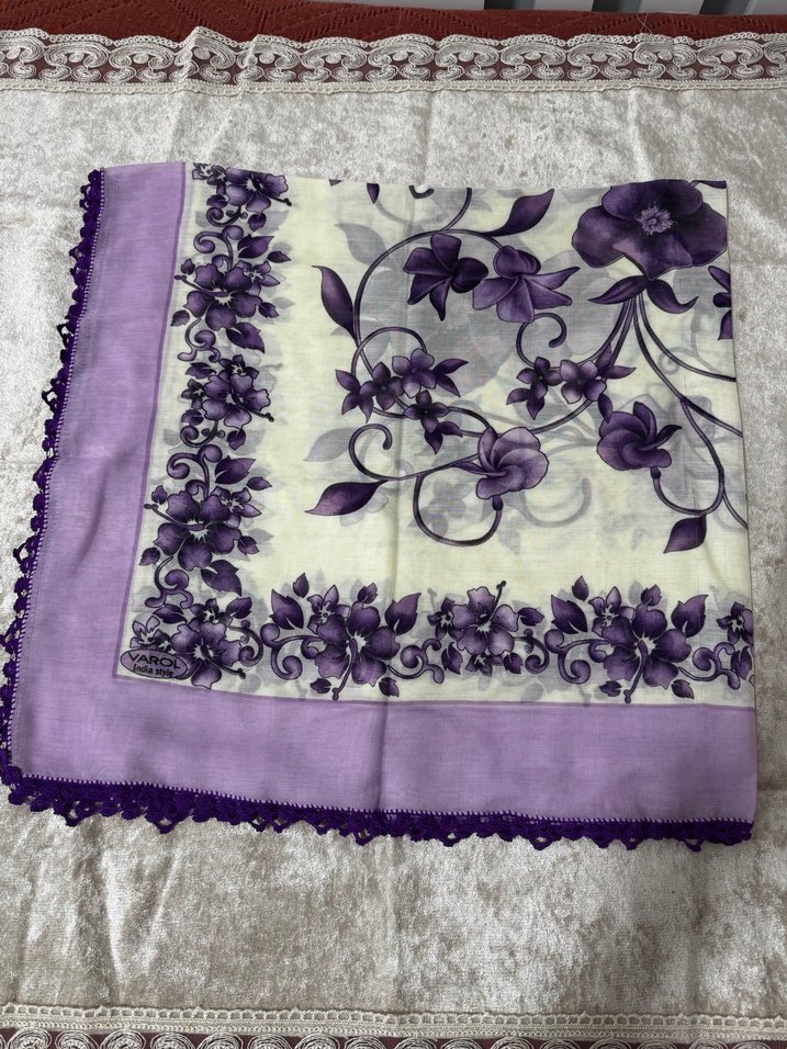 El örgüsü kadın eşarp - Görsel 2