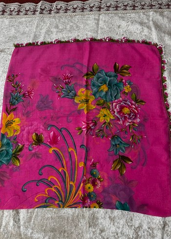 El iğne örgüsü kadın eşarp - Görsel 2