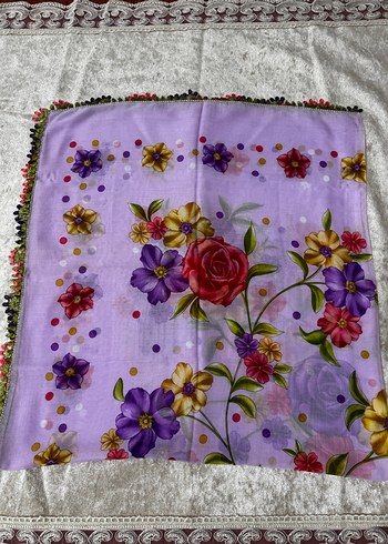 El iğne örgüsü kadın eşarp - Görsel 2