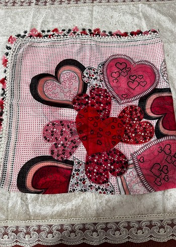 El örgüsü kadın eşarp - Görsel 2