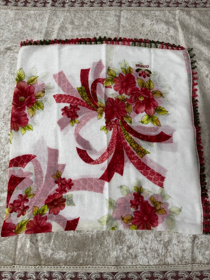 El iğne örgüsü kadın eşarp - Görsel 2