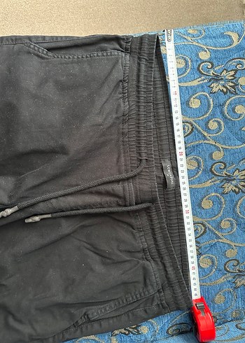 34 Beden siyah Renk Siyah Kargo Cep Detaylı Erkek Denim Pantolon