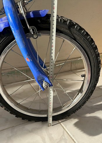 Mavi Renkli Çocuk Bisikleti Sepetli - Görsel 8