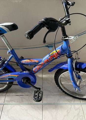 Mavi Renkli Çocuk Bisikleti Sepetli - Görsel 6