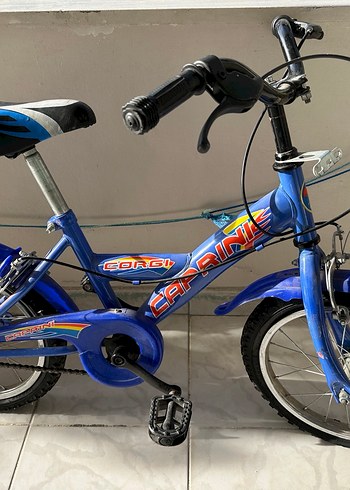 Mavi Renkli Çocuk Bisikleti Sepetli - Görsel 5