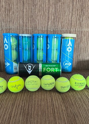 Mavi Renkli Tenis Topu Seti - Görsel 3