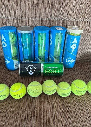 Mavi Renkli Tenis Topu Seti - Görsel 2