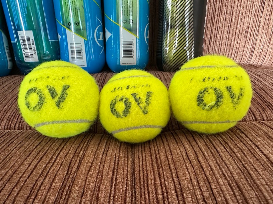 Mavi Renkli Tenis Topu Seti - Görsel 4