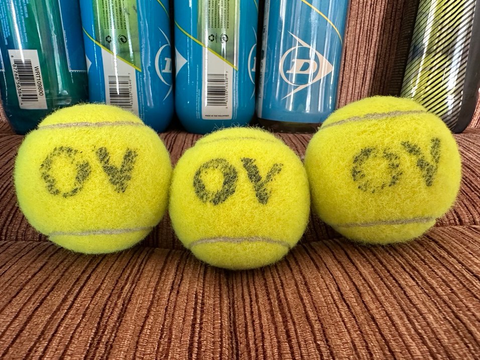 Mavi Renkli Tenis Topu Seti - Görsel 5