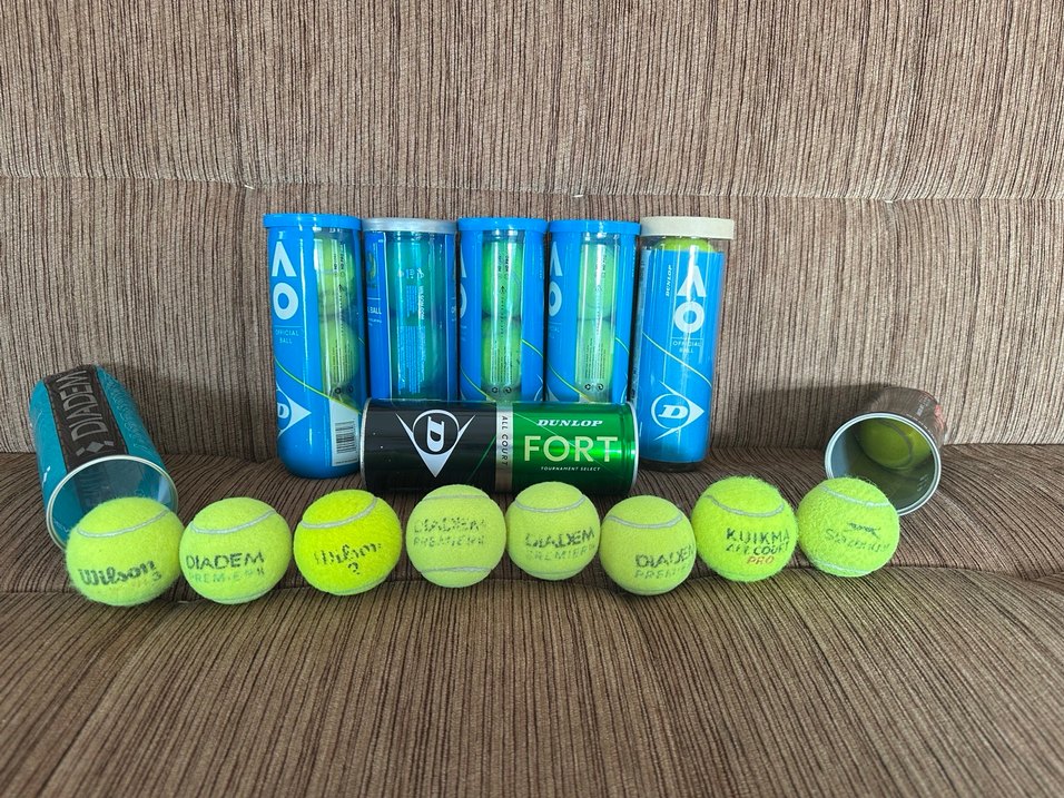 Mavi Renkli Tenis Topu Seti - Görsel 3