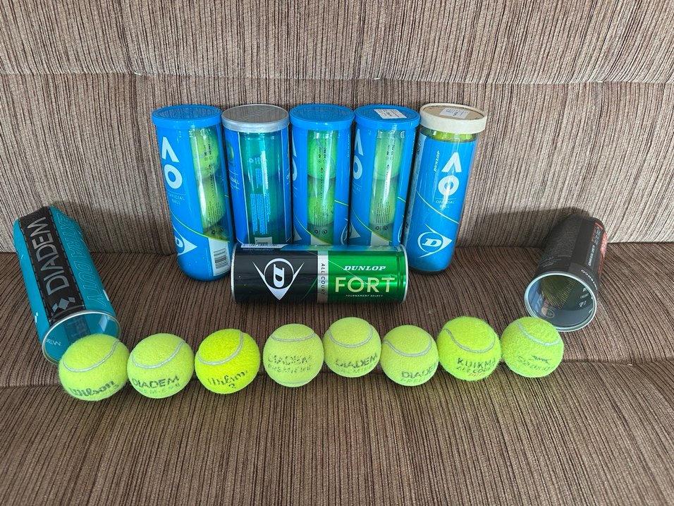 Mavi Renkli Tenis Topu Seti - Görsel 2