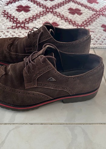 Kahverengi Süet Erkek Klasik Ayakkabı - Görsel 2