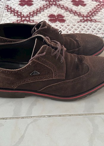 Kahverengi Süet Erkek Klasik Ayakkabı - Görsel 3