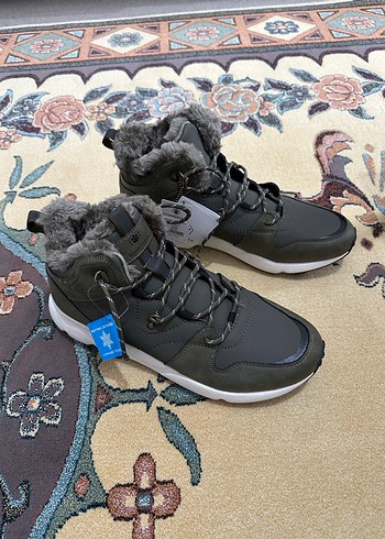 Haki Kamuflaj Desenli Bağcıklı Erkek Bot - Görsel 4