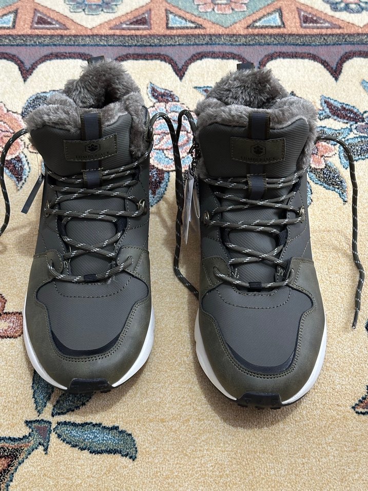 Haki Kamuflaj Desenli Bağcıklı Erkek Bot - Görsel 2