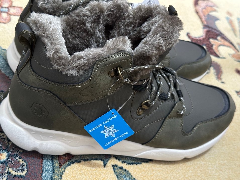 Haki Kamuflaj Desenli Bağcıklı Erkek Bot - Görsel 3