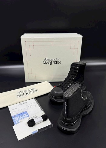 37 Beden siyah Renk Alexander McQueen Siyah Kadın Bot