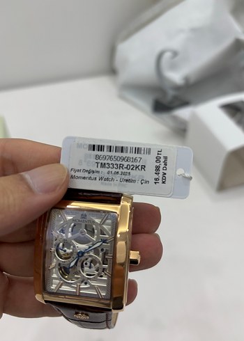 ORJİNAL SIFIR OTOMATİK MOMENTUS ERKEK KOL SAATİ - Görsel 4