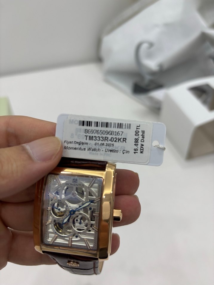 ORJİNAL SIFIR OTOMATİK MOMENTUS ERKEK KOL SAATİ - Görsel 4