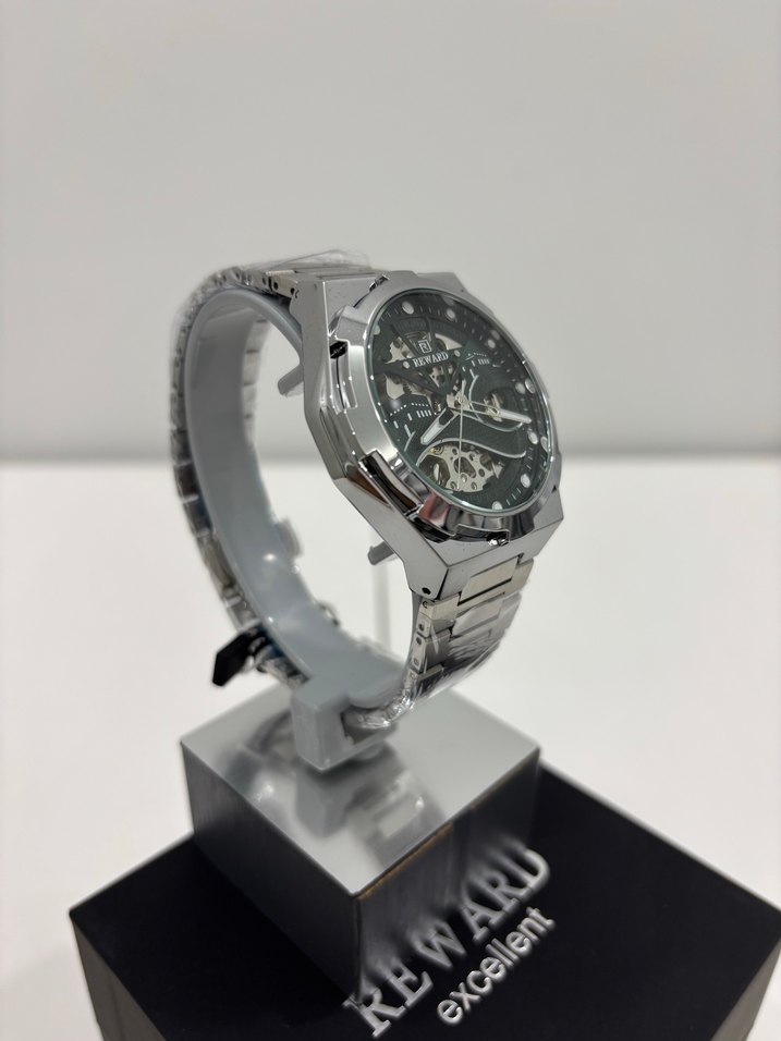 ORJİNAL SIFIR OTOMATİK REWARD ERKEK KOL SAATİ - Görsel 2