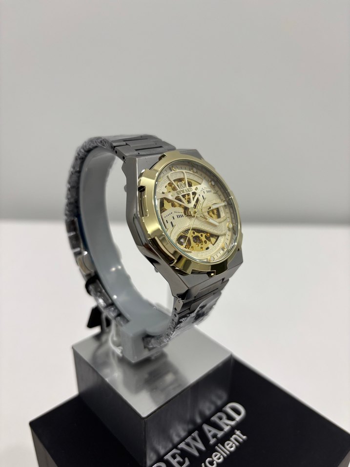 ORJİNAL SIFIR OTOMATİK REWARD ERKEK KOL SAATİ - Görsel 2