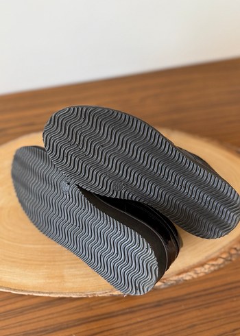 Erkek Çocuk Siyah Rugan Bağcıklı Ayakkabı - Görsel 5