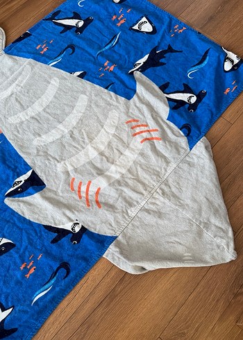 Erkek Çocuk banyo ve plaj Bornozu - Görsel 7