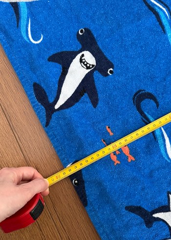 Erkek Çocuk banyo ve plaj Bornozu - Görsel 5