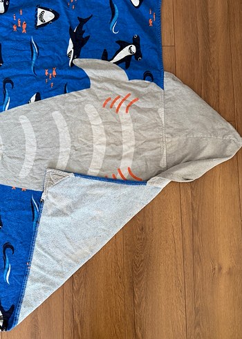 Erkek Çocuk banyo ve plaj Bornozu - Görsel 6