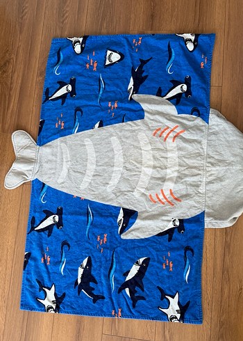 Erkek Çocuk banyo ve plaj Bornozu - Görsel 8