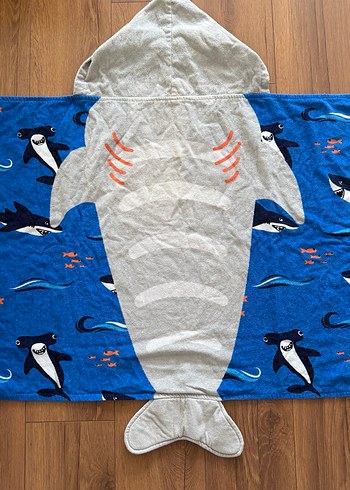 Erkek Çocuk banyo ve plaj Bornozu - Görsel 2