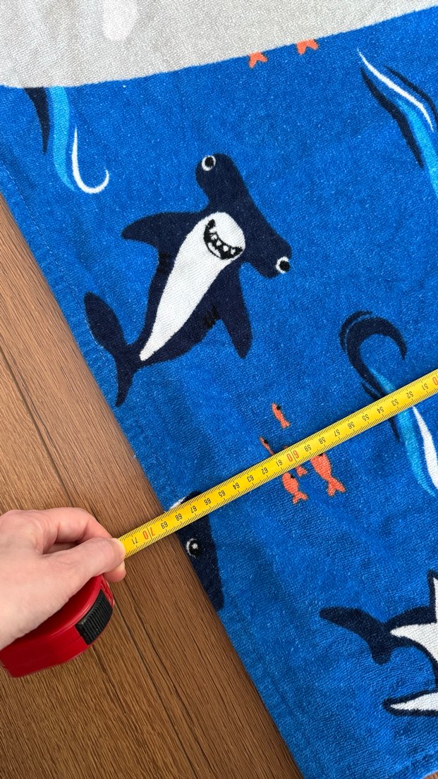 Erkek Çocuk banyo ve plaj Bornozu - Görsel 5