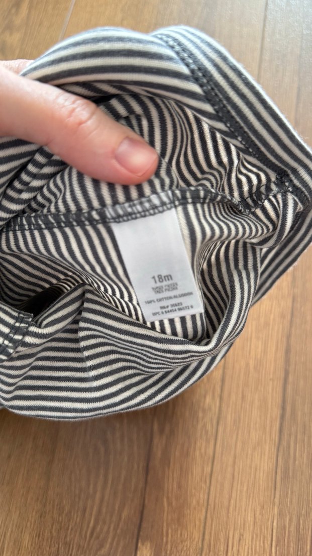 Carters Gri Çizgili Erkek Bebek Kısa Kollu Body - Görsel 4