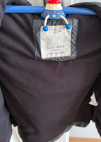 Zara Erkek Çocuk Kamuflaj Desenli Şişme Mont - Görsel 9