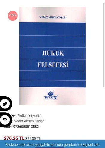 Hukuk Felsefesi - Vedat Ahsen Coşar