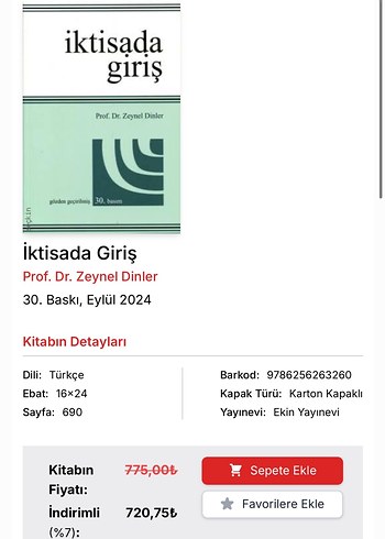 İktisada Giriş - Prof. Dr. Zeynel Dinler