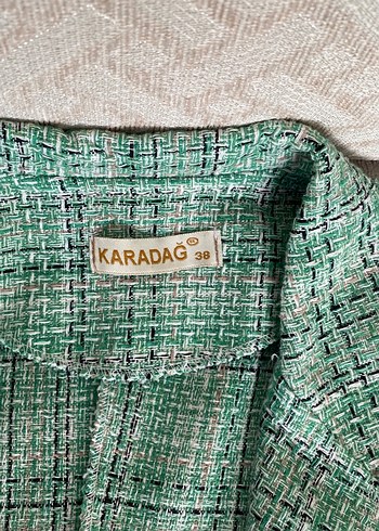 Diğer Düğmeli Yeşil Kadın Blazer Ceket