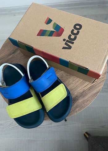 Vicco Erkek Çocuk Renkli Cırt Cırtlı sandalet Terlik