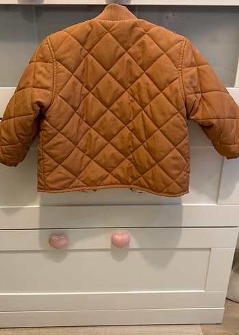 Düğmeli Kahverengi Erkek Çocuk Mont - Görsel 5