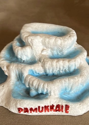 Beden Pastel Turkuaz Pamukkale Figürin