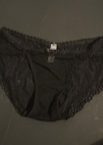 Siyah Midi Gothic Kadın Külot