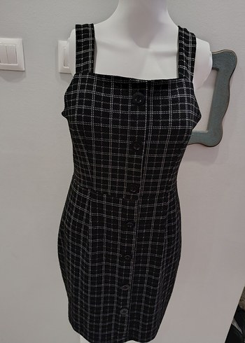 Trendyol Ekose Elbise 40 Beden - Görsel 3