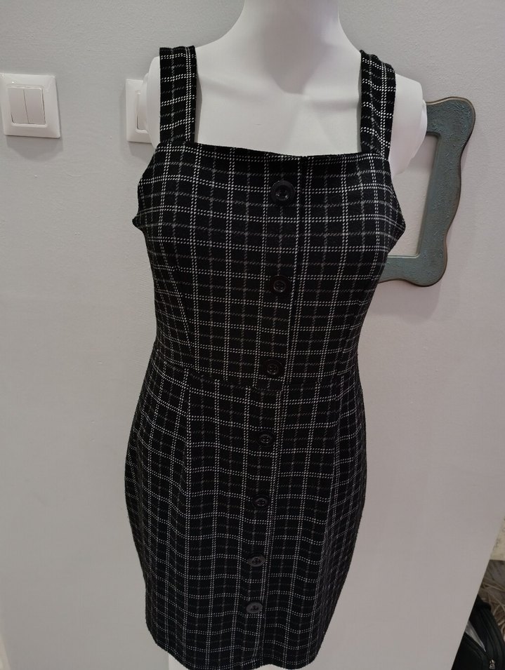 Trendyol Ekose Elbise 40 Beden - Görsel 3