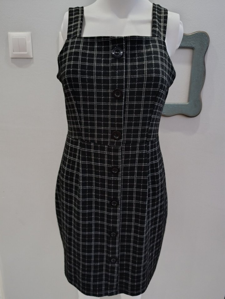 Trendyol Ekose Elbise 40 Beden - Görsel 2