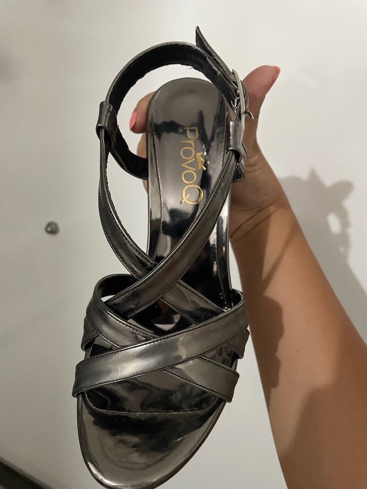 Gri abiye ayakkabı - Görsel 2