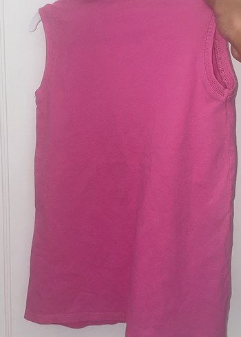 Kolsuz Pembe Kız Polo Tişört - Görsel 2