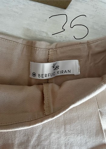 s Beden bej şortlu etek