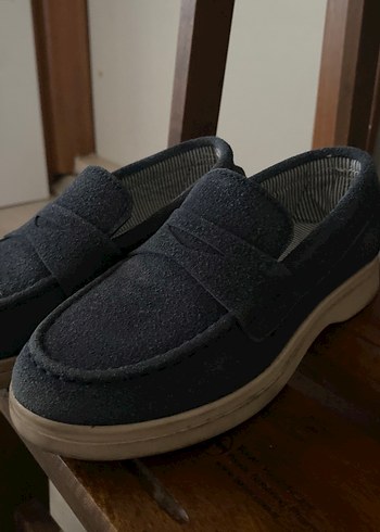 Gri Erkek Çocuk Cırtlı Loafer Ayakkabı - Görsel 2