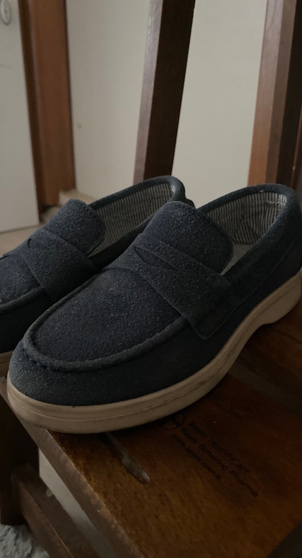 Gri Erkek Çocuk Cırtlı Loafer Ayakkabı - Görsel 2